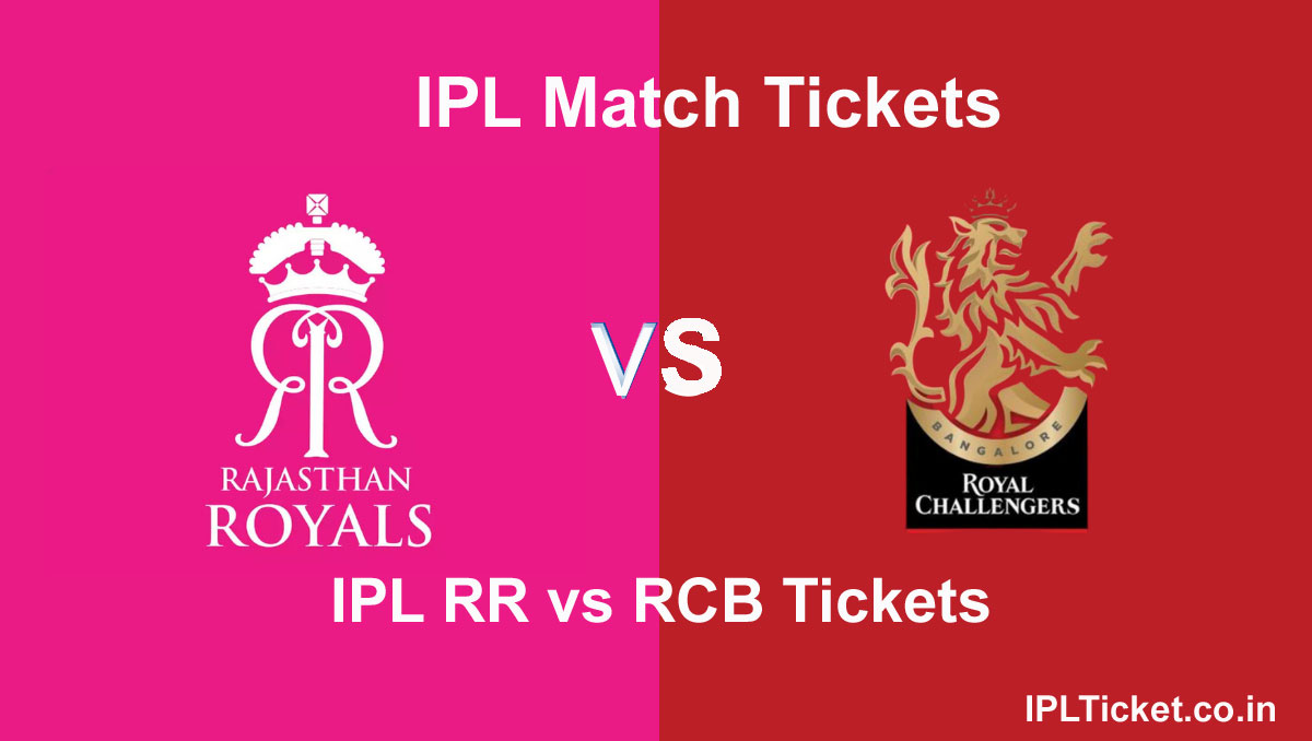 RCB Vs RR Tickets Booking Match, Buy Royal Challengers Bangalore VS
